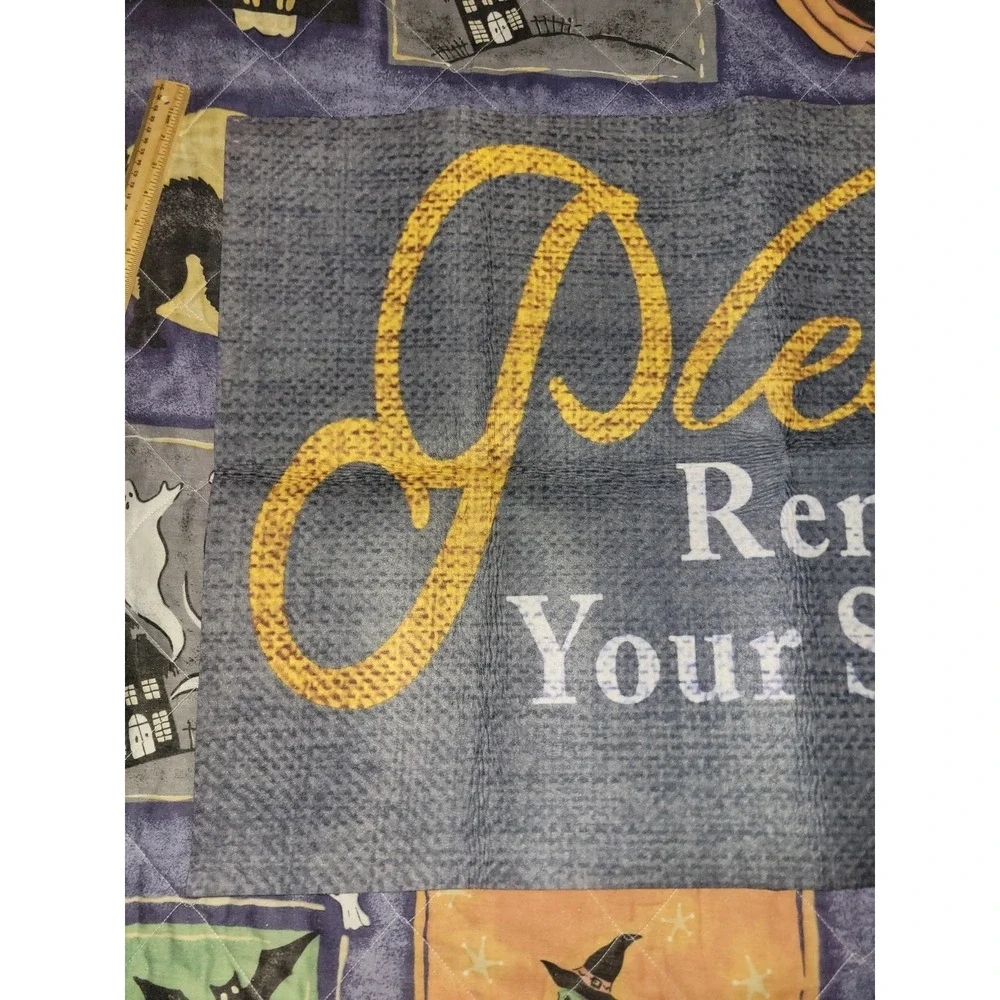 Door Mat Welcome Please Remove Your Shoes Doormat Entrance Floor Rug‎ Carpet